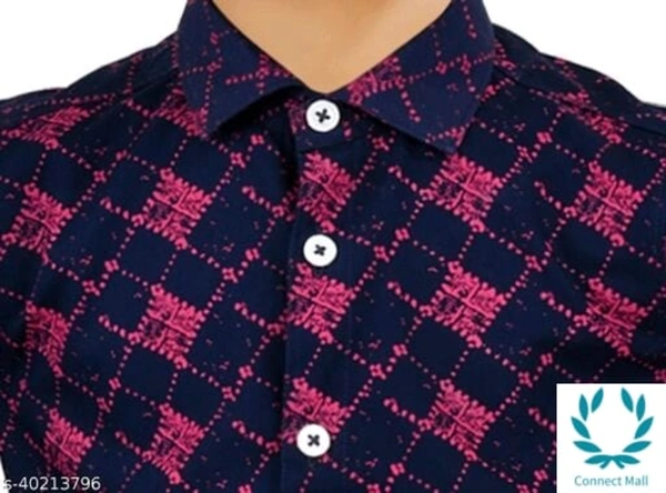 Made In The Shade 100% Cotton Boy's Shirt - 2-3 Years, Purple, Cotton, Pack of:1